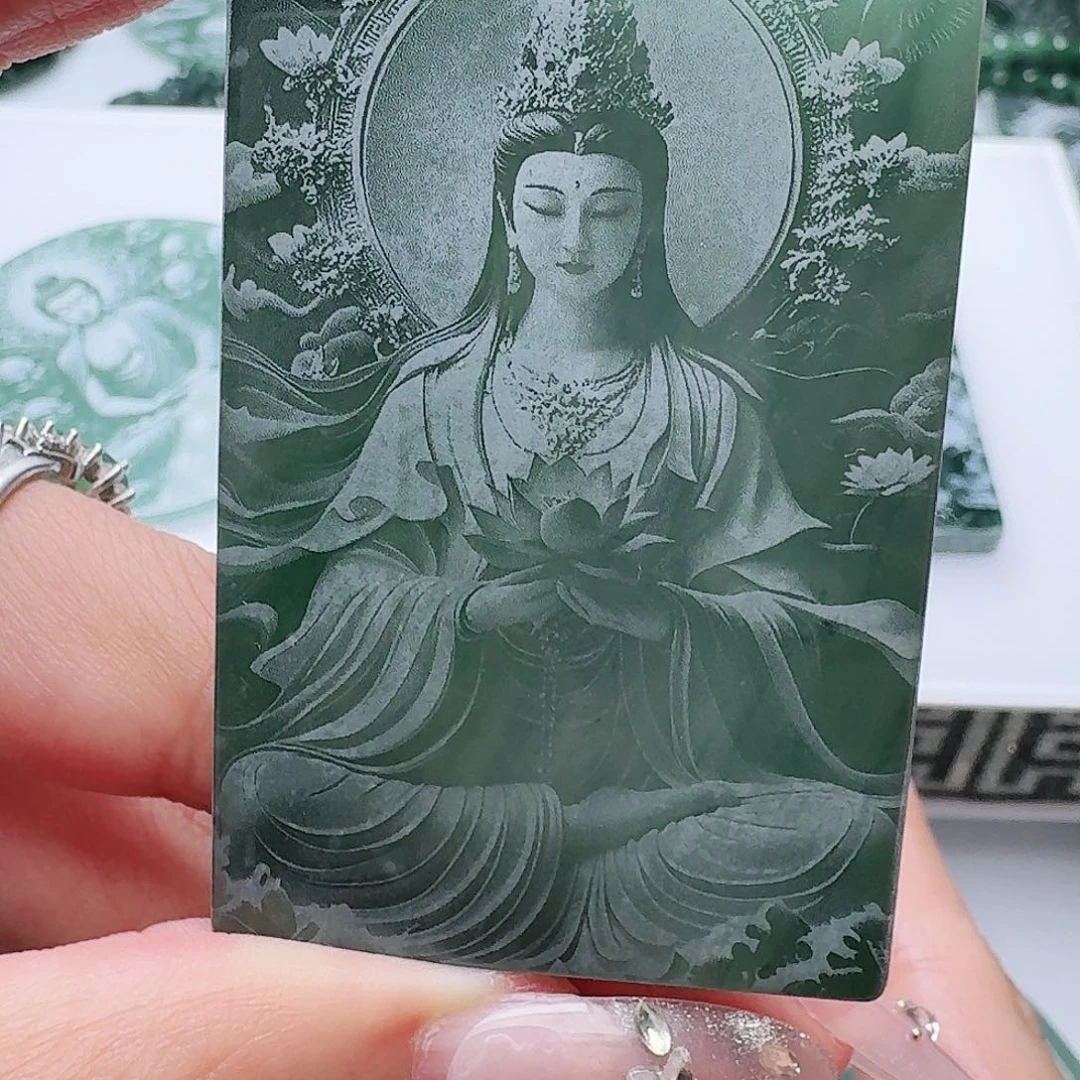 醉****翡翠未镶嵌颈饰111