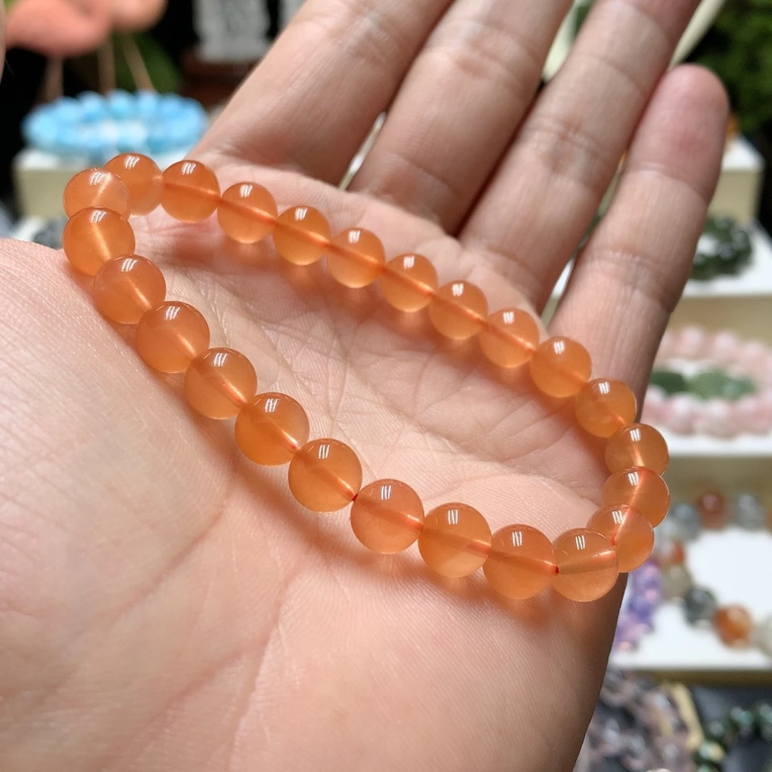 水晶手链未镶嵌兔毛