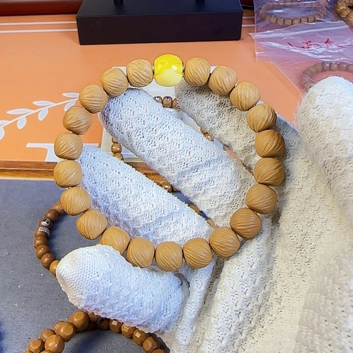 猴头核桃手串云锦