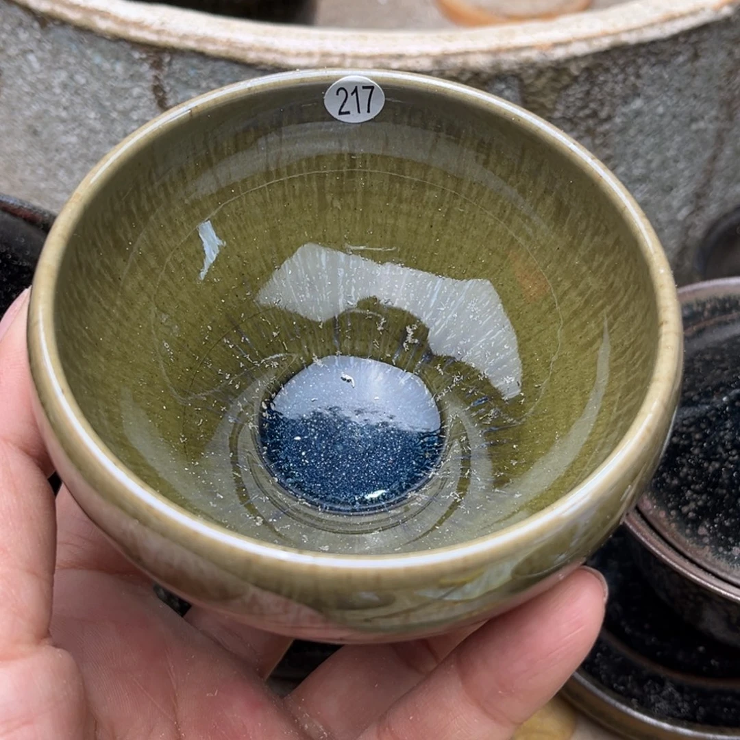 茶盏义兴龙窑坚持真柴烧微瑕
