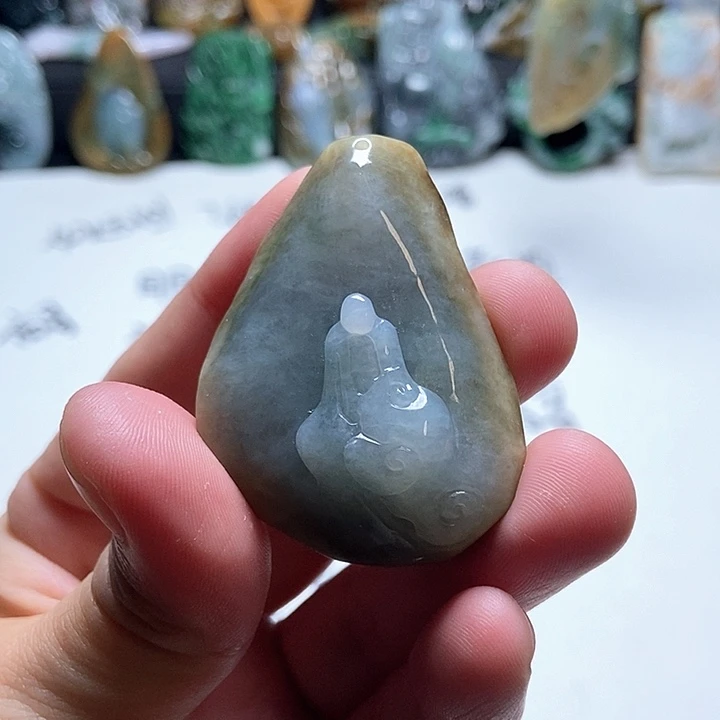 翡翠未镶嵌颈饰翡翠a货