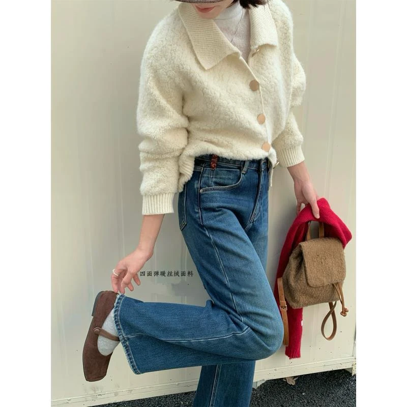 （加绒）超级适合小个子十分阔腿裤！定制款颜色大牌～穿搭界的神裤77