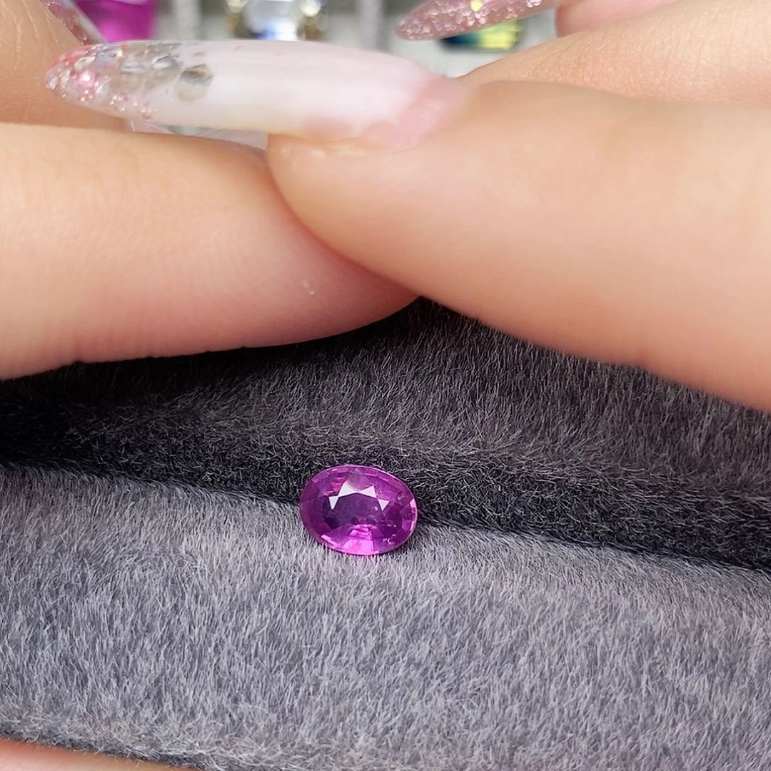 裸石蓝宝石帕帕拉恰VB评级明亮0.95ct/0394