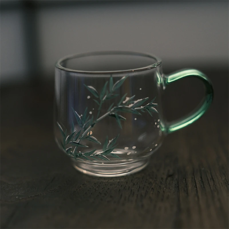 YYSF8132[学茶严选]雪竹绿茶杯茶杯茶器