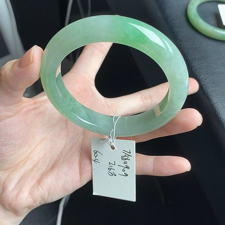 未镶嵌手镯翡翠60➕圈口