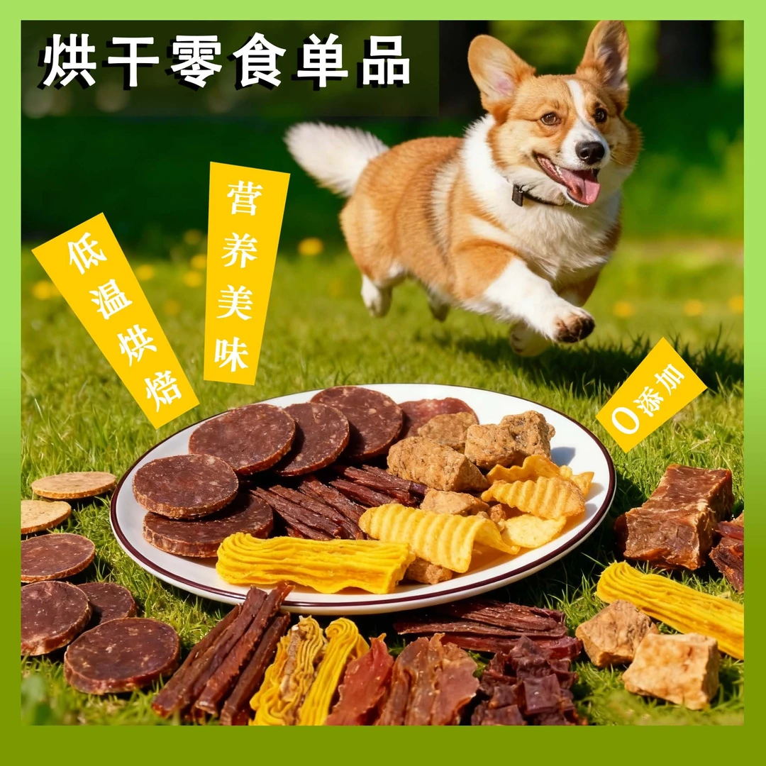 【烘干零食单品】狗狗专属零食烘干肉干鸡肉鸭肉牛肉桶装营养高蛋白