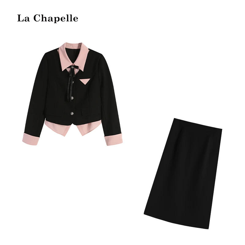 拉夏贝尔Homme/【】黑色两件套LA5ZL110325