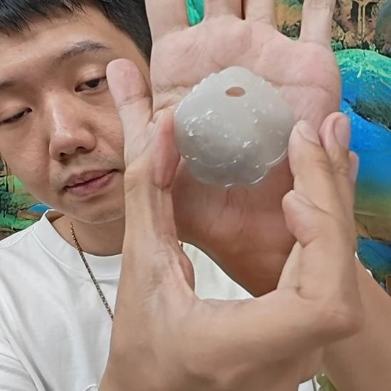 和田玉未镶嵌颈饰小***8