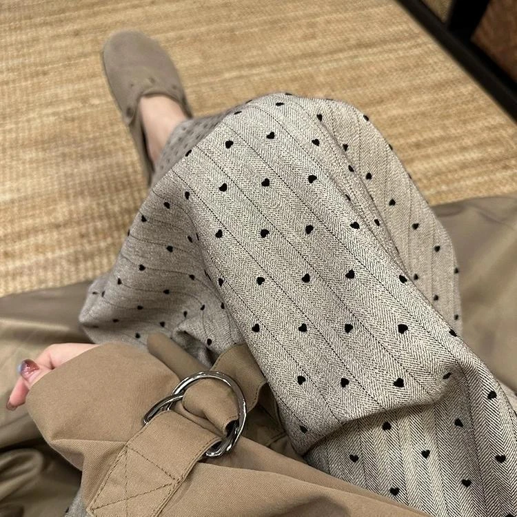 【现货赠运补】正品棉绸九分阔腿裤女春夏宽松拖地高腰垂感慵懒睡裤