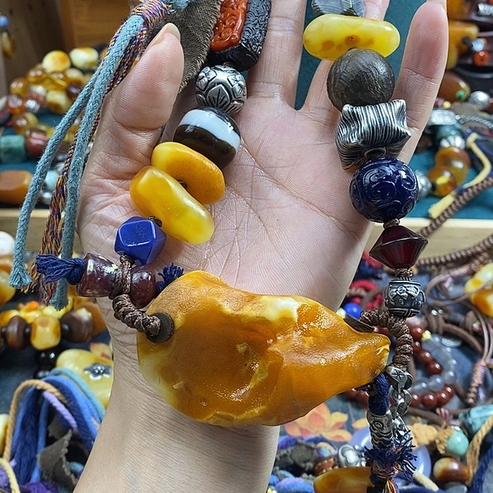 ～***～蜜蜡未镶嵌项链项链