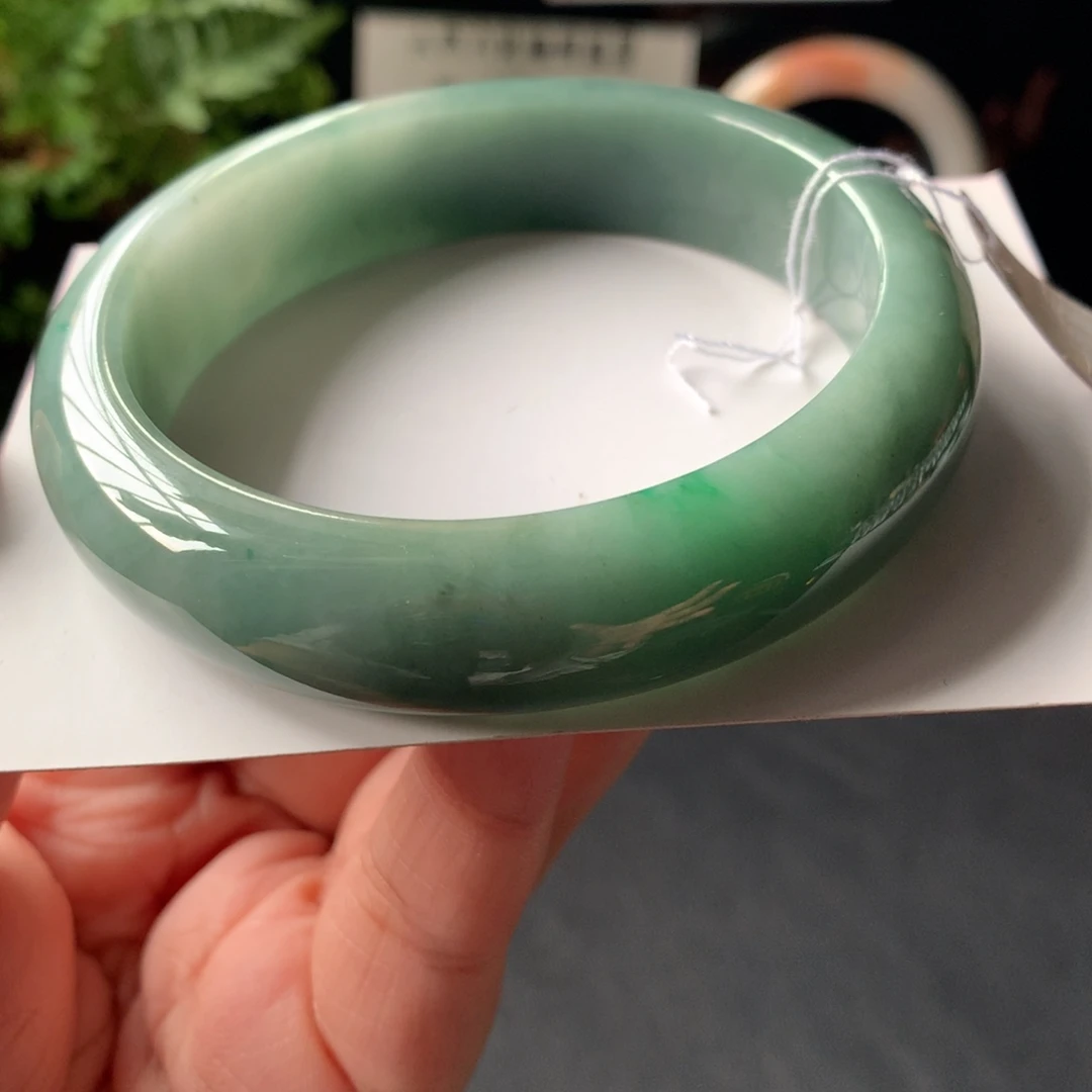 翡翠未镶嵌手镯1号59.5-14.7-8.6超级强推