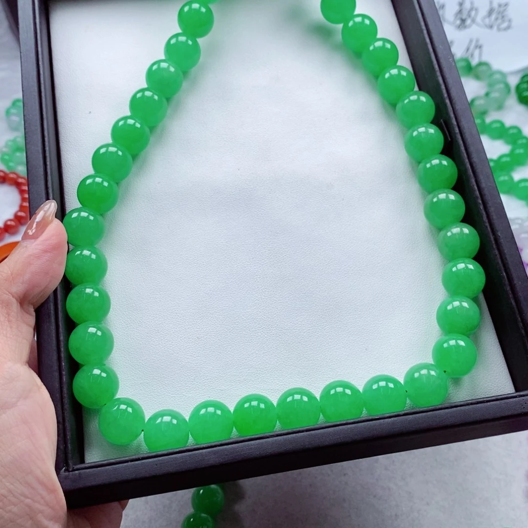 天然缅A散珠手链项链闪购链接