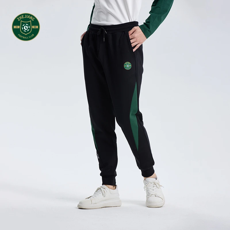浙江FC官方正品队徽印花宽松运动休闲长裤