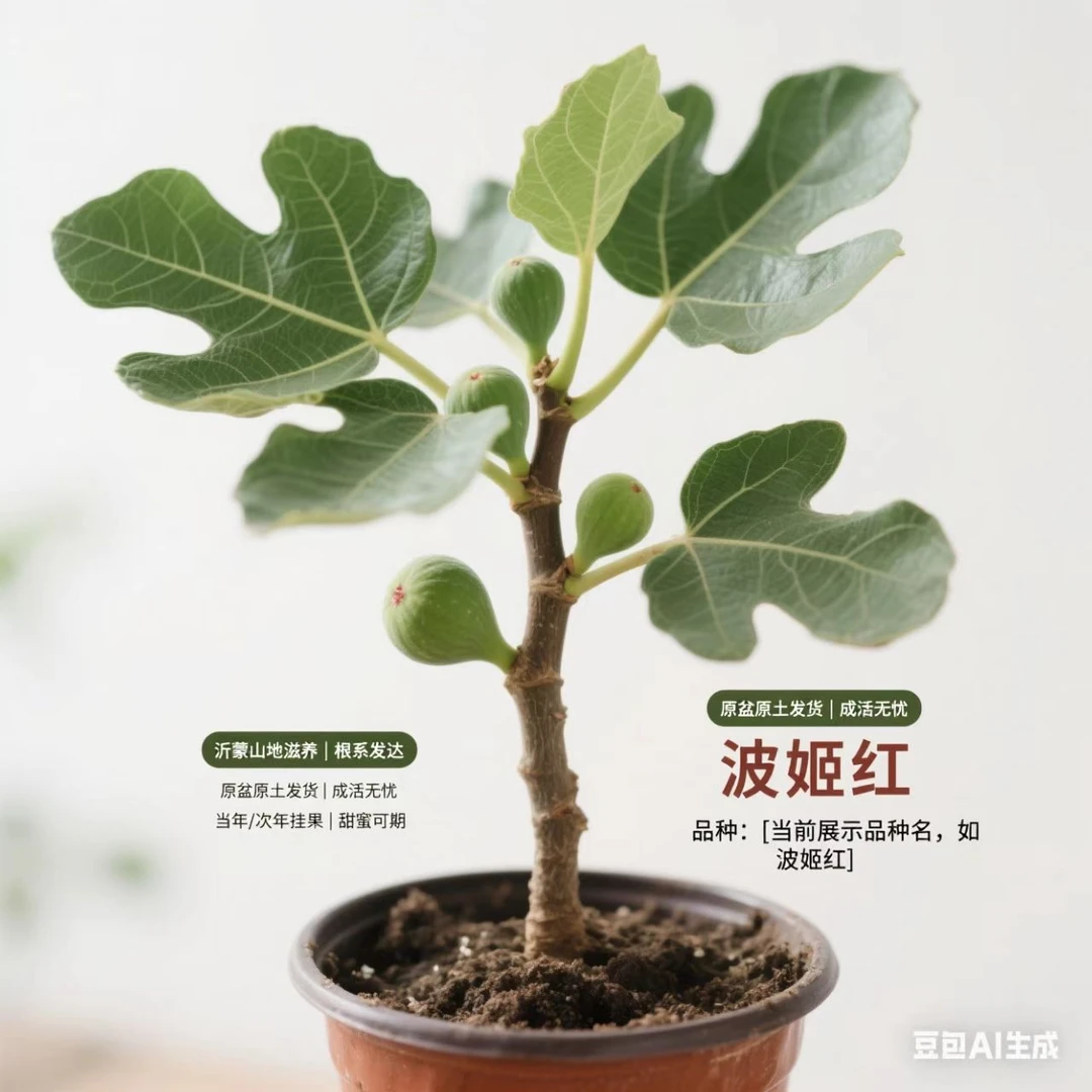 无花果树苗波姬红芭劳奈斯特拉紫色波尔多大青皮格莱斯彩虹BNR