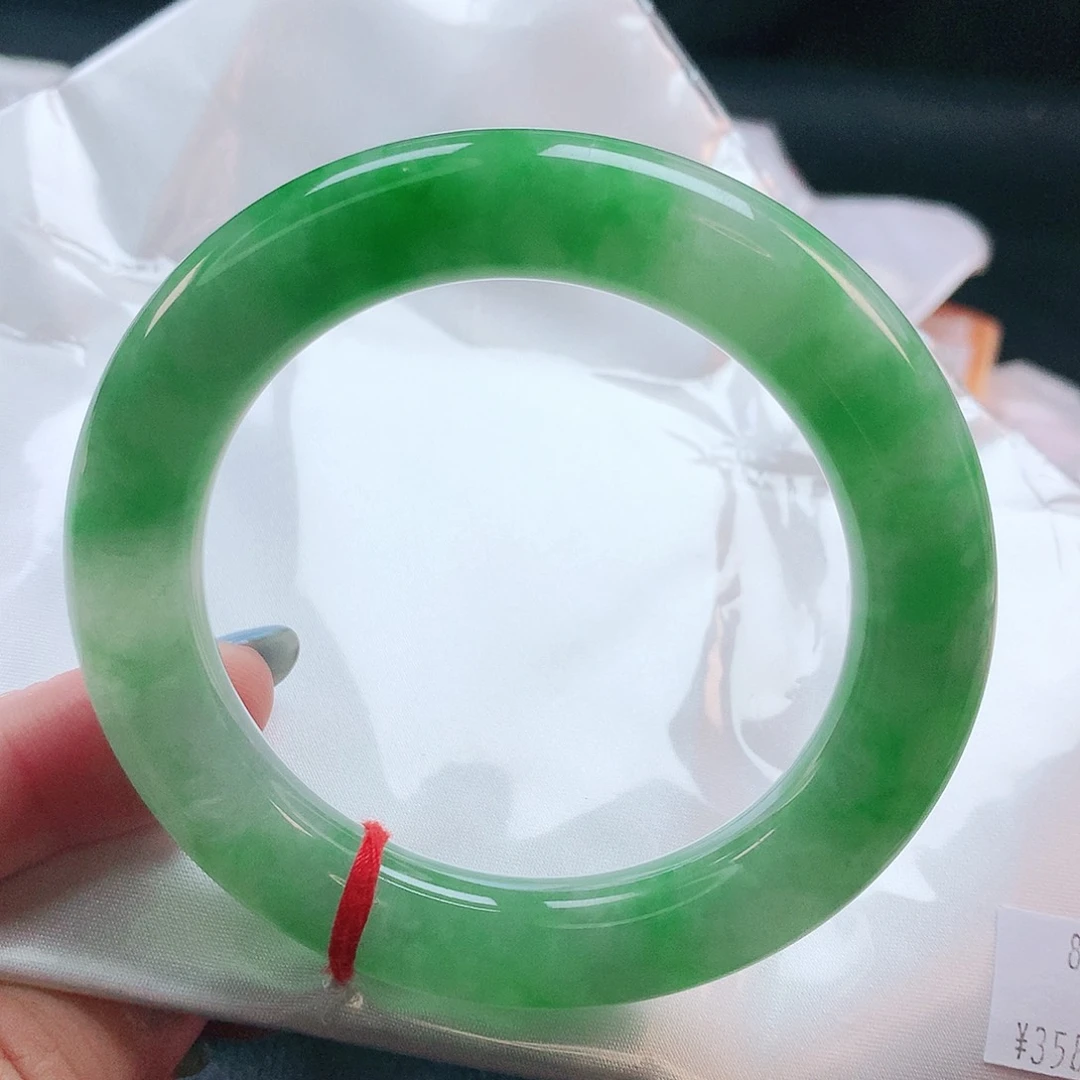 未镶嵌手镯翡翠圆条2876