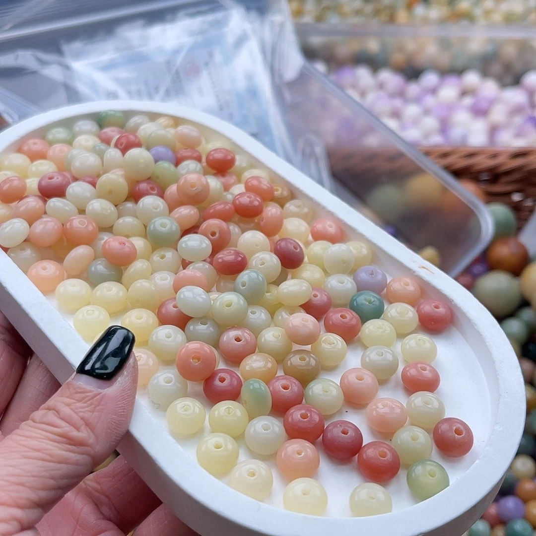 白玉菩提吊坠Z/9mm/100+50颗瑕疵