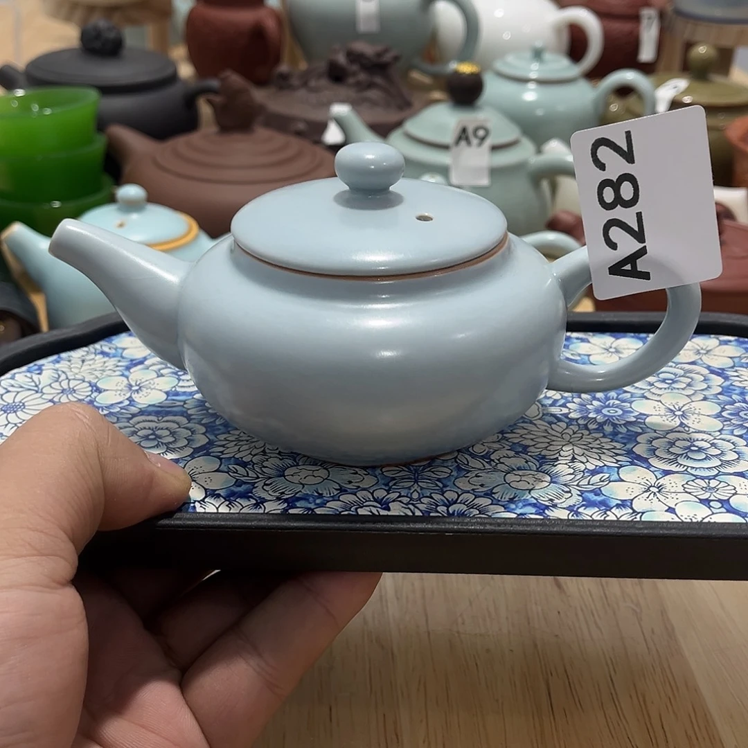 瓷片茶摆件工艺品摆件666