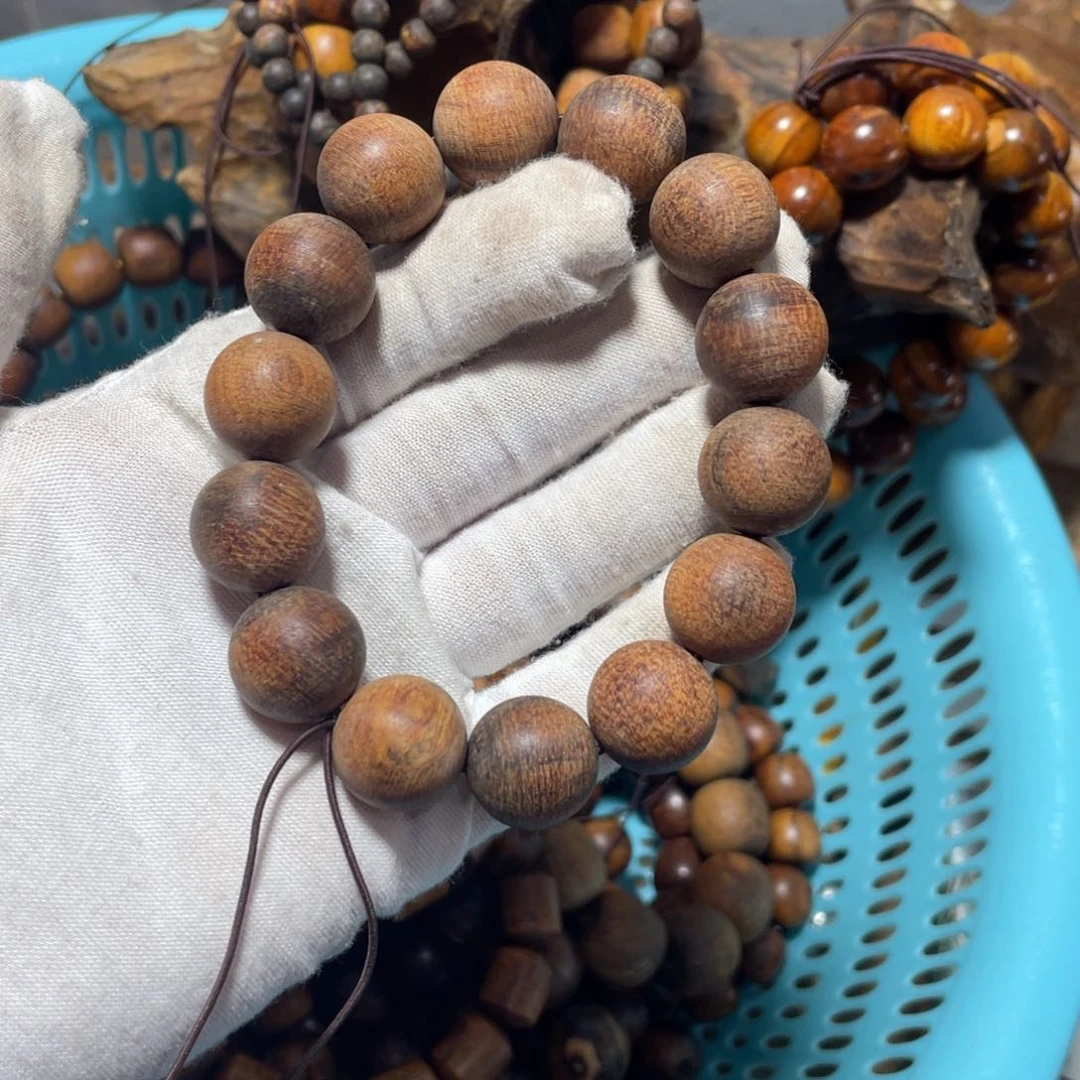 扇子迪贡木手串定制1.6