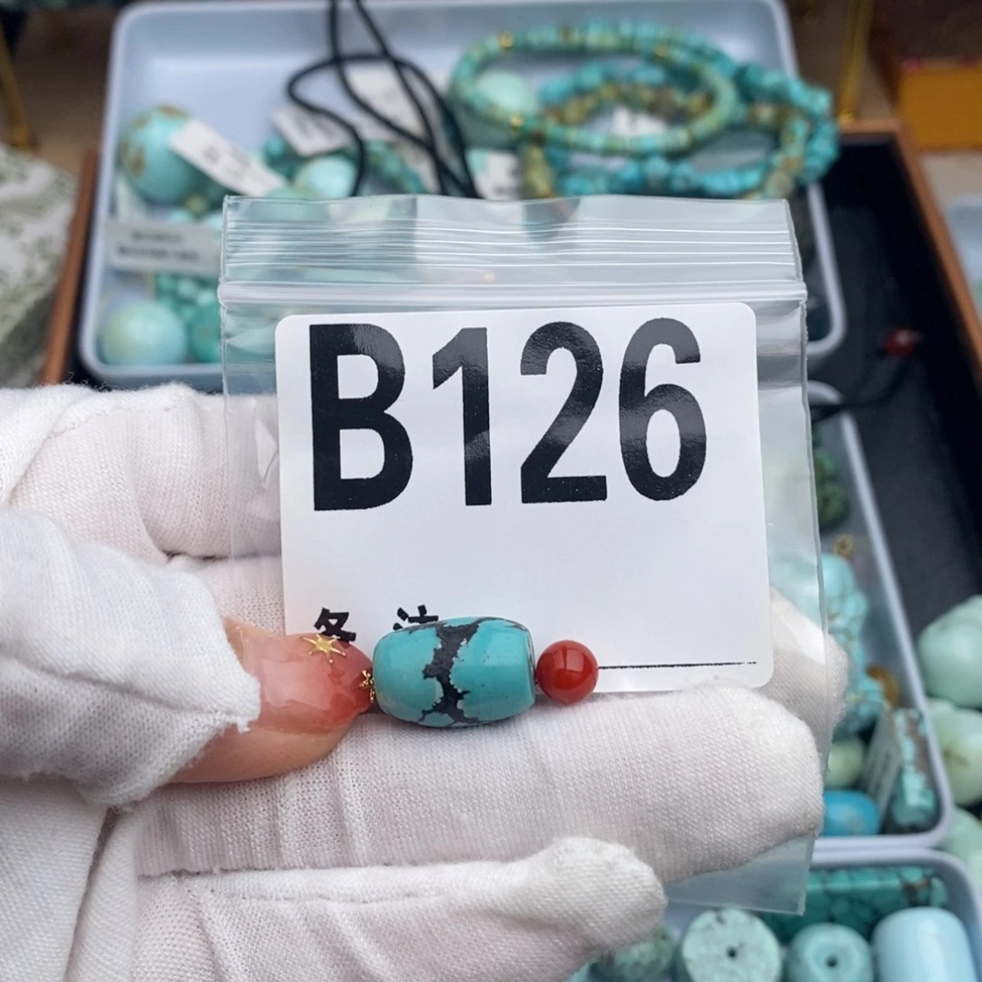 未镶嵌卡9桶珠南红玛瑙