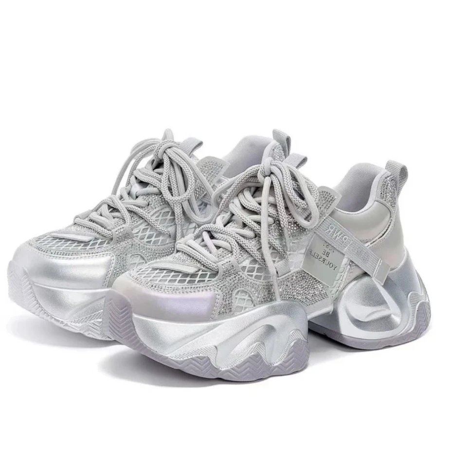 【KiKO】老爹鞋女2025年新款厚底增高显瘦百搭时尚休闲运动鞋 L15