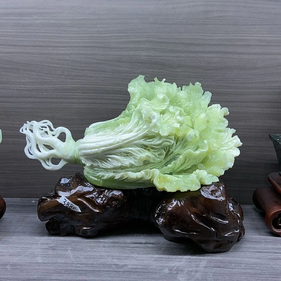 【闪购商品】蛇纹石玉（覆膜）珠宝奇石未镶嵌