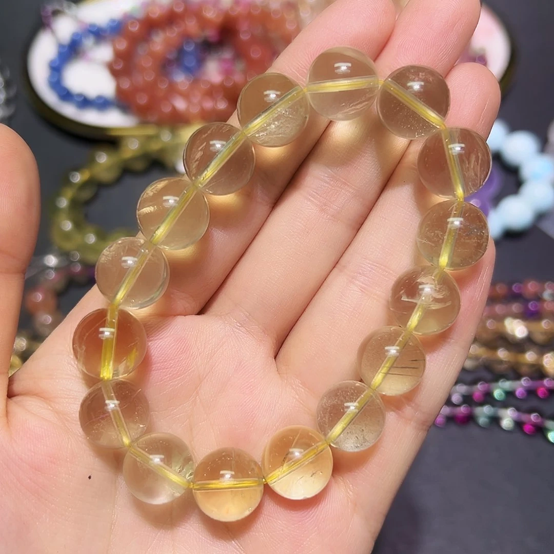 未镶嵌手链水晶黄水7号