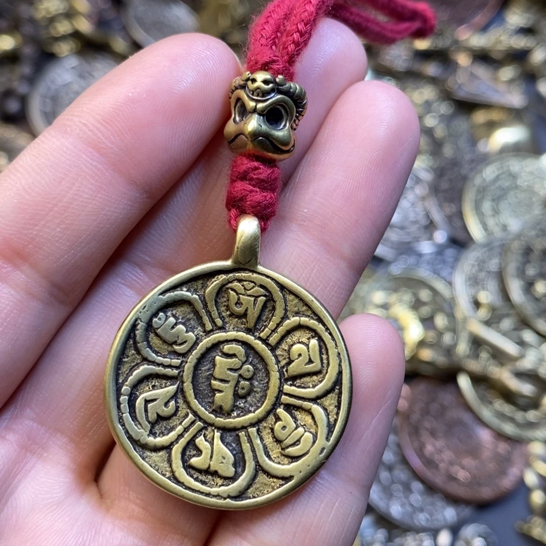 藏式六字箴言牌子