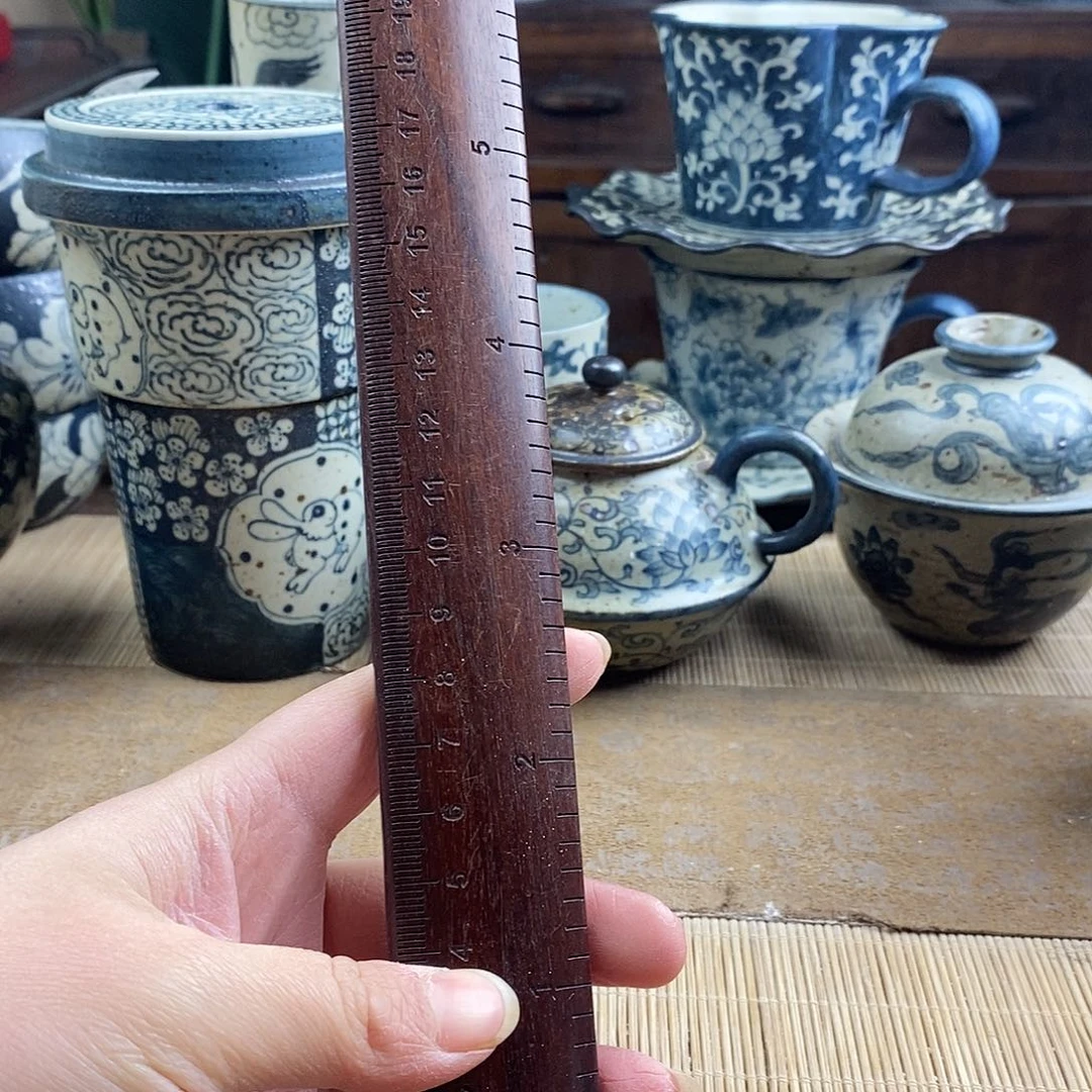 箐*园手工手绘青花陶瓷