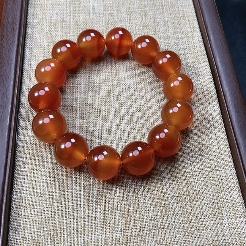 【闪购商品】玛瑙/玉髓手链未镶嵌铭*