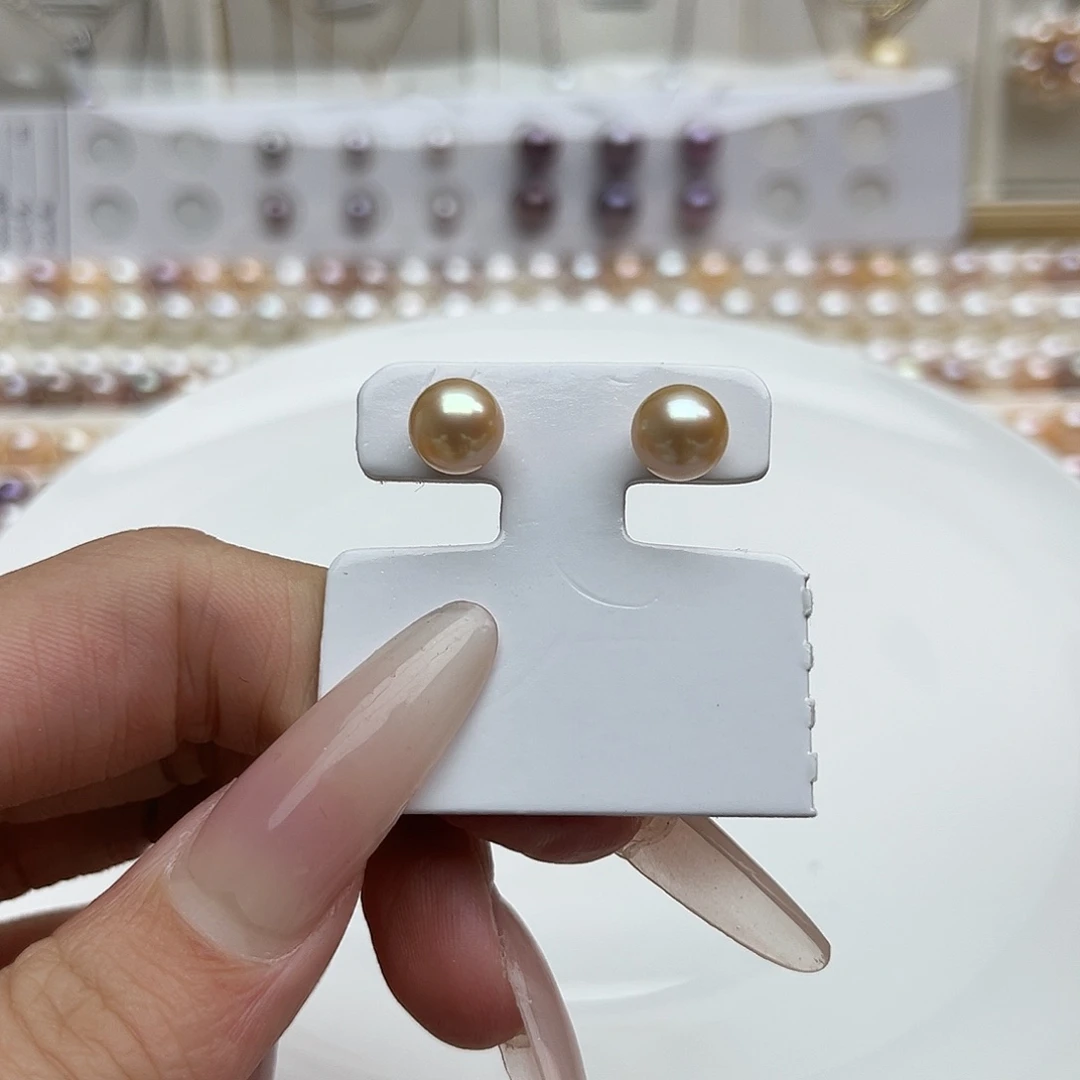 未镶嵌淡水珍珠耳饰