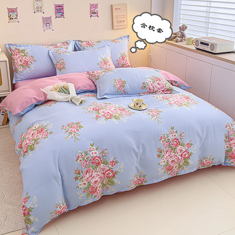 被套单件150x200x230四季纯棉全棉100%床上宿舍三件套单双人被罩4