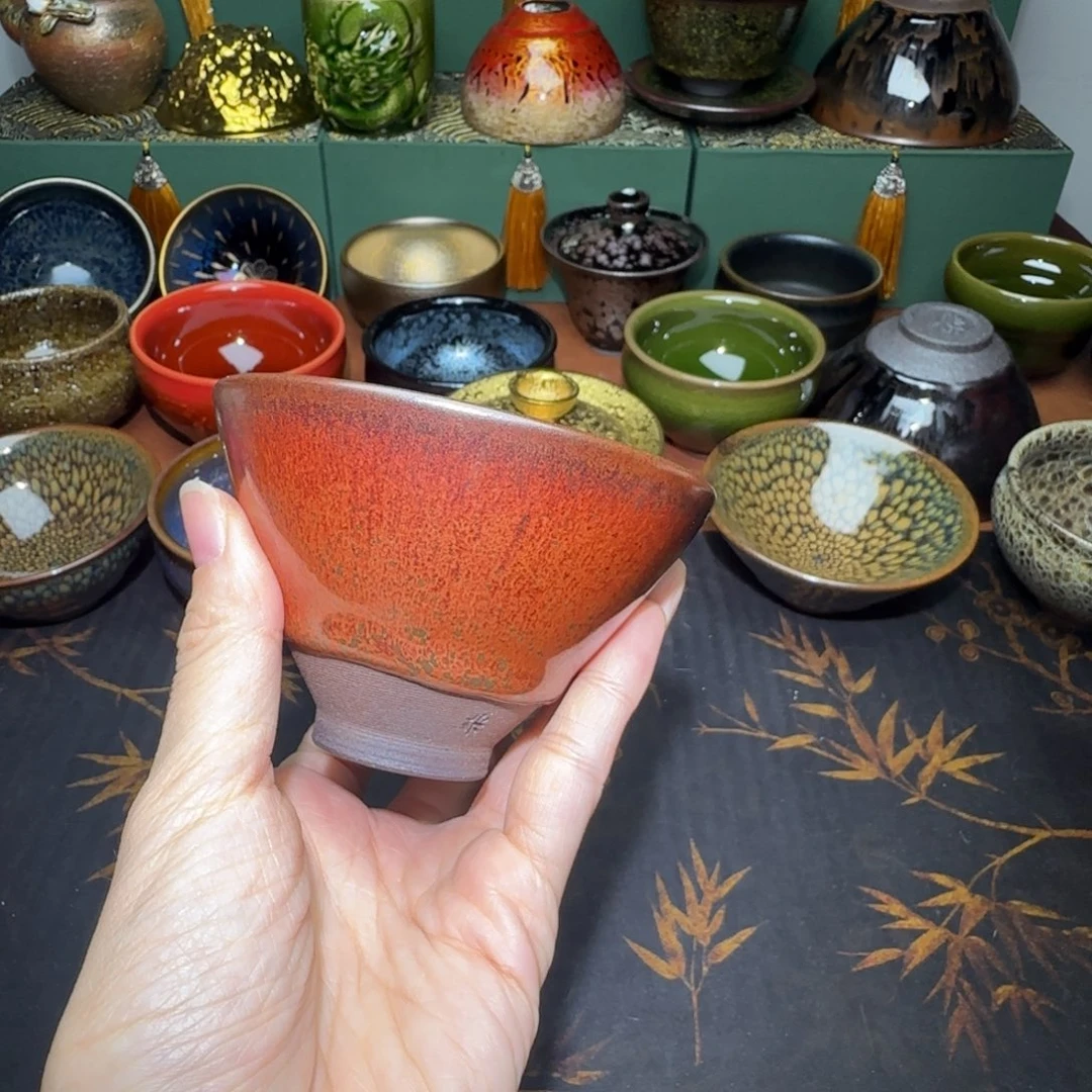 茶盏微瑕建盏，介意勿拍