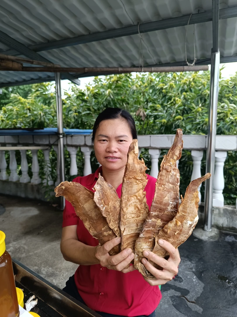 整颗笋片农村自晒毛竹春笋干鲜嫩美味生态无盐明笋闽笋干