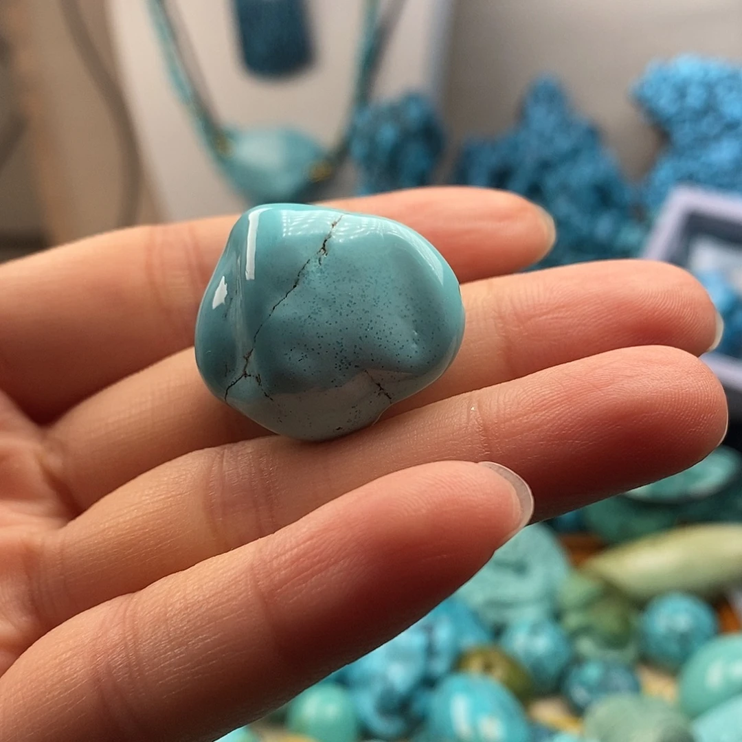 绿松石未镶嵌珠宝半成品