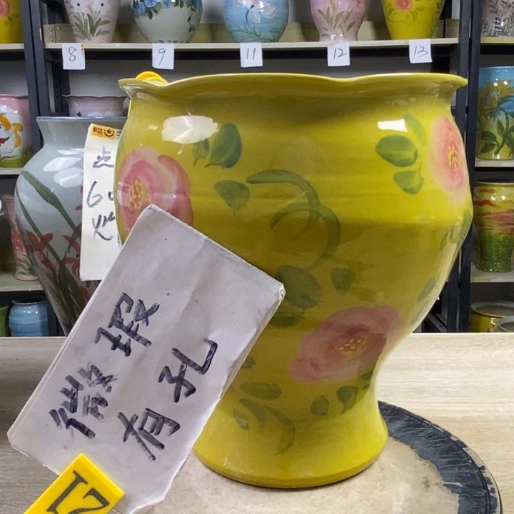 景德镇高温陶瓷花盆