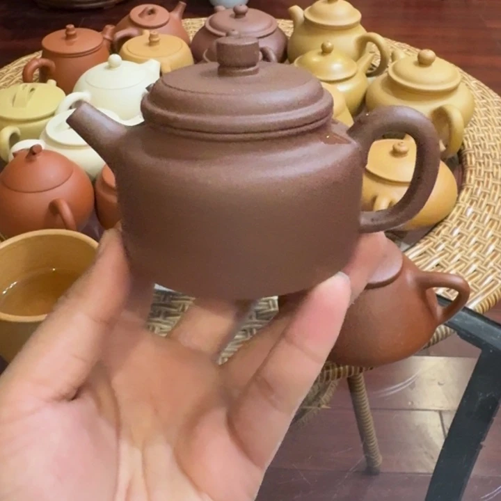 茶壶紫砂底槽清德钟170cc