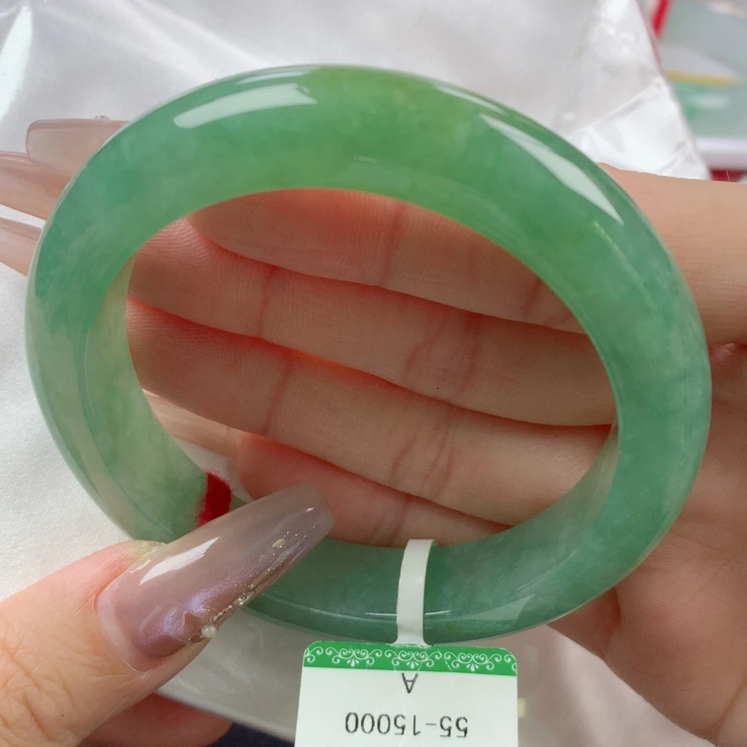 未镶嵌手镯翡翠缅甸天然翡翠A货55.8