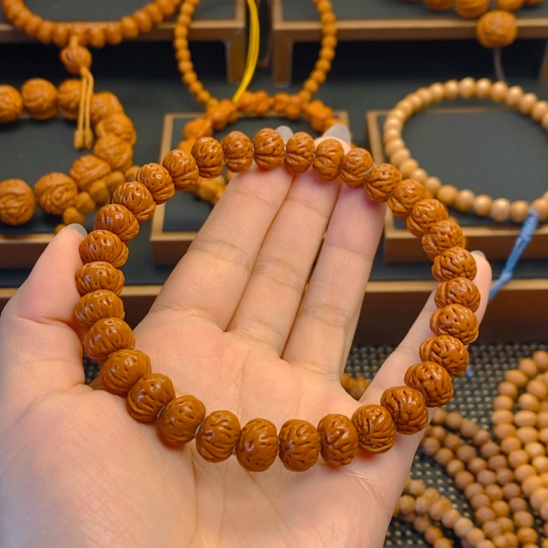 糊***玩吊坠桃核秦岭森林12