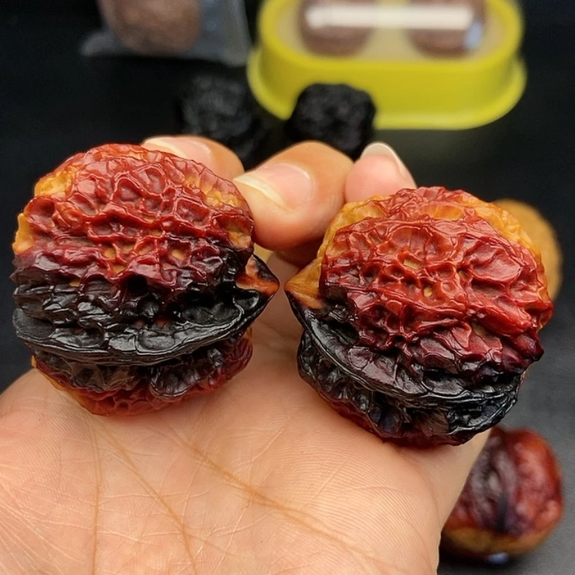 【闪购商品】把件文玩核桃41尺珊瑚绣球蟾