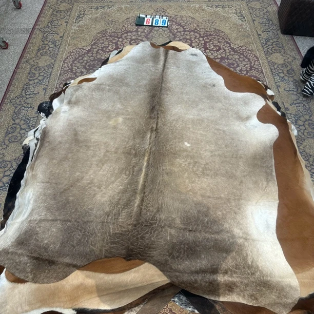 【本尼家】K689 250x200cm专拍牛皮地毯家用轻奢