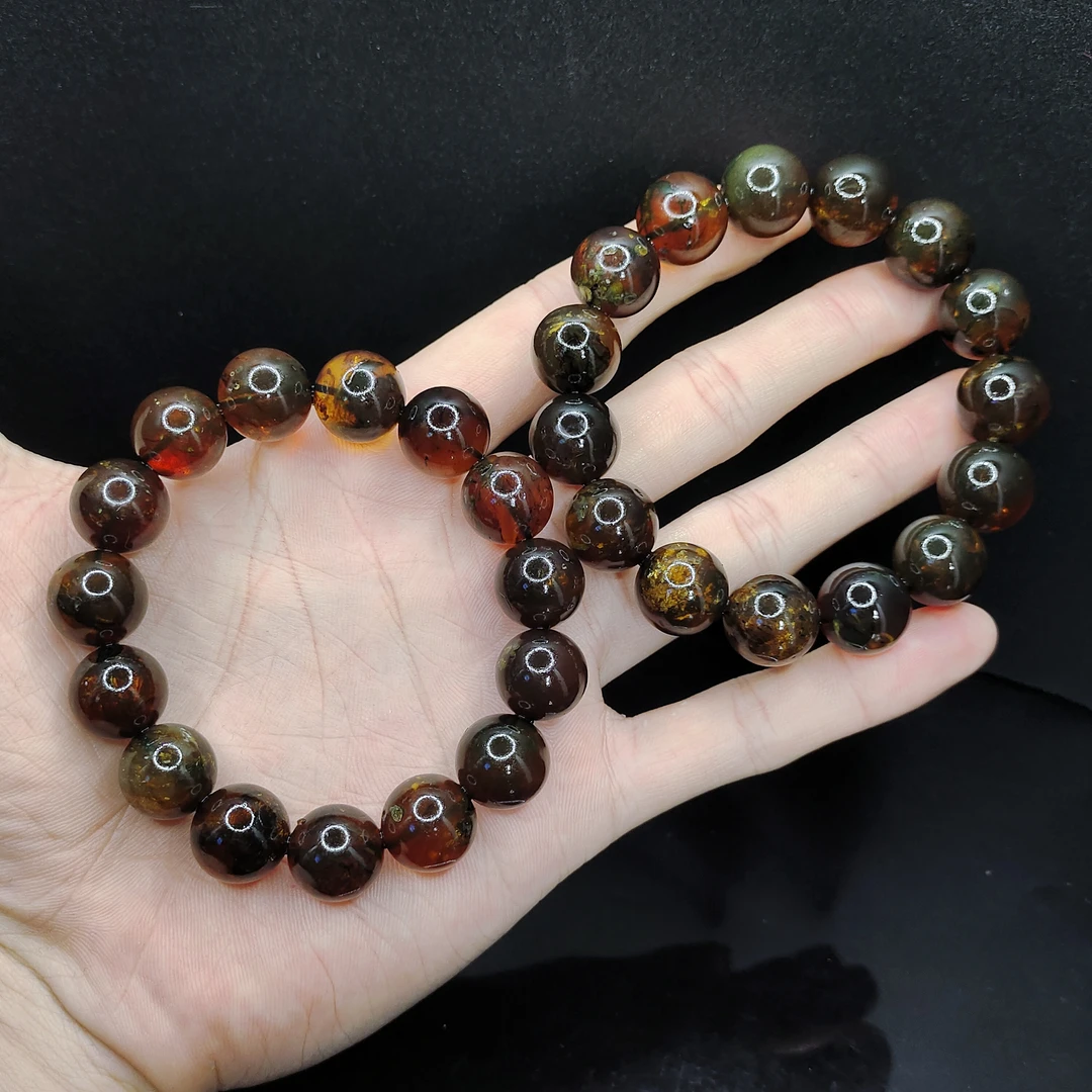 【老三珠宝】紫罗兰琥珀单圈手串GS【多样性发其一】约13mm