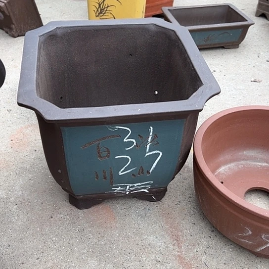 紫砂花盆透气花盆