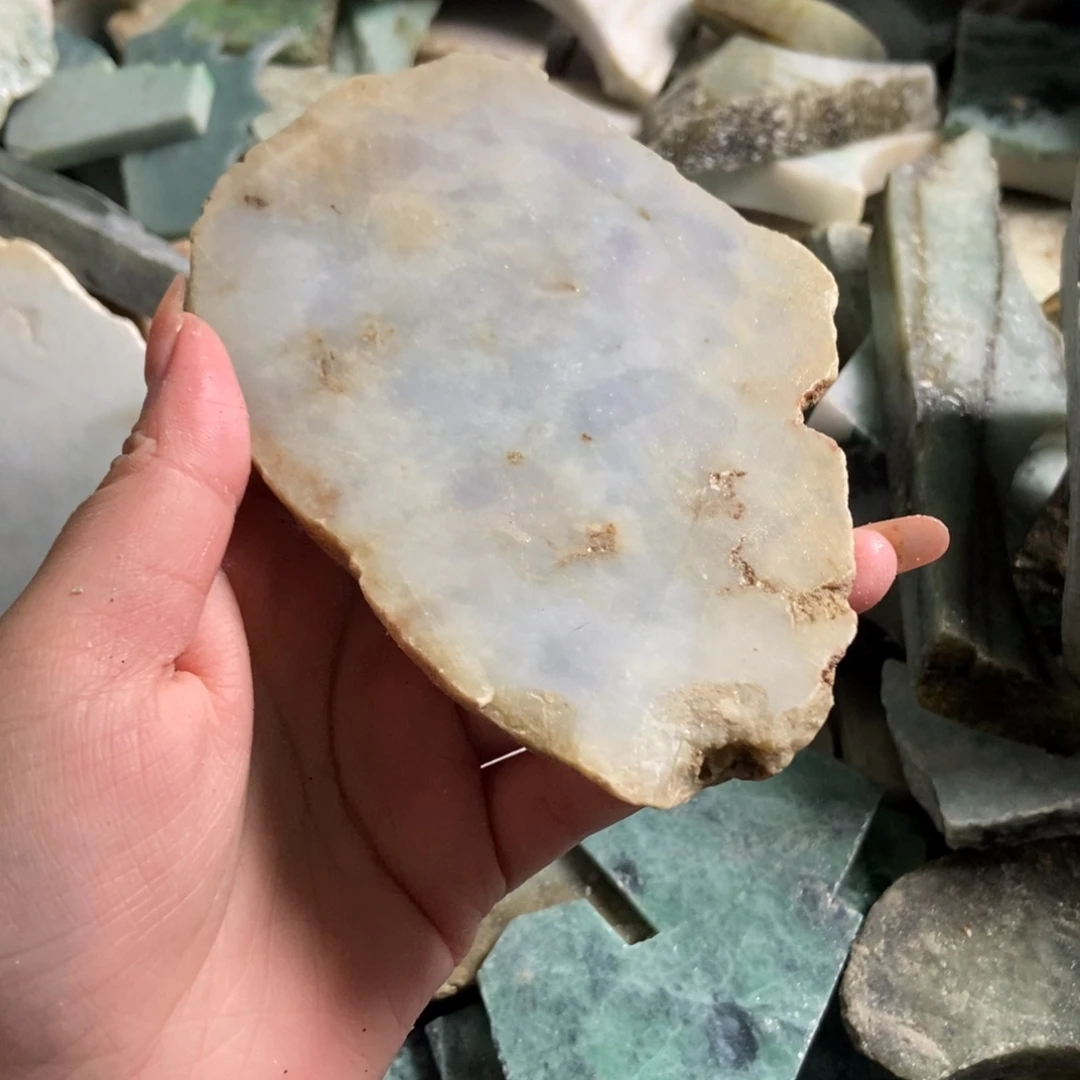 翡翠未镶嵌挂件天然翡翠