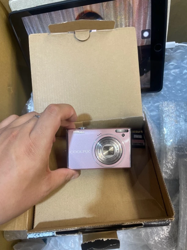 95新 Nikon/尼康 s640粉色大全套配件齐全no退换