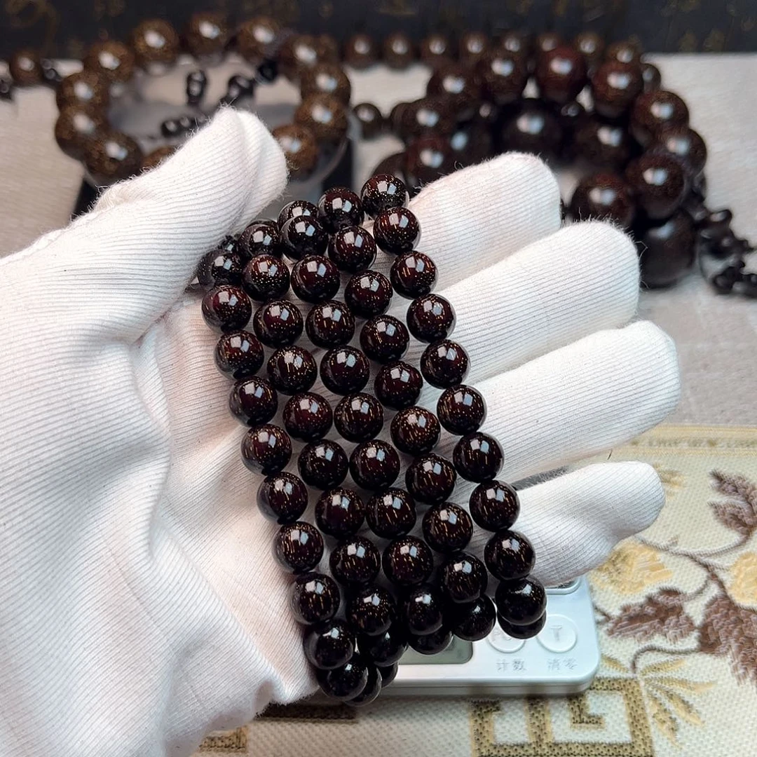 檀香紫檀（小叶紫檀）0.8 108颗 爆星