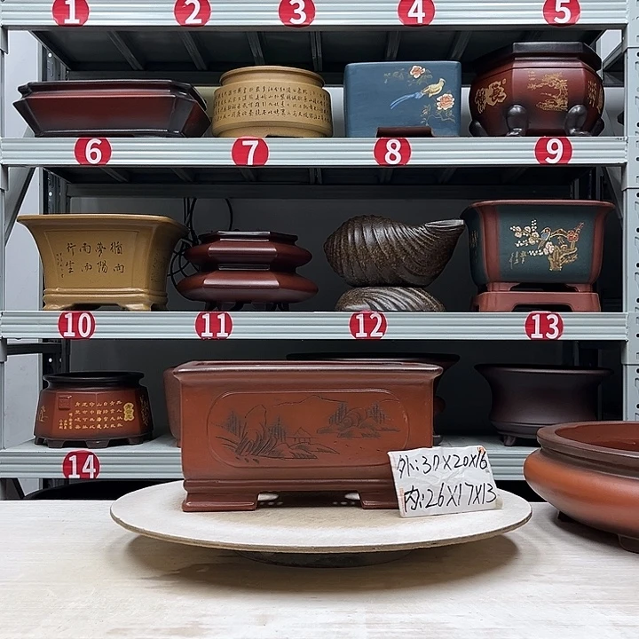 紫砂花盆紫砂花盆