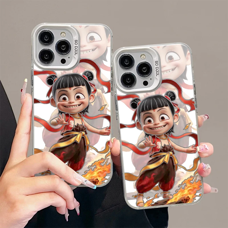 Lucky重影哪吒适用iphone16苹果15元气手机壳华为vivo小米oppo套
