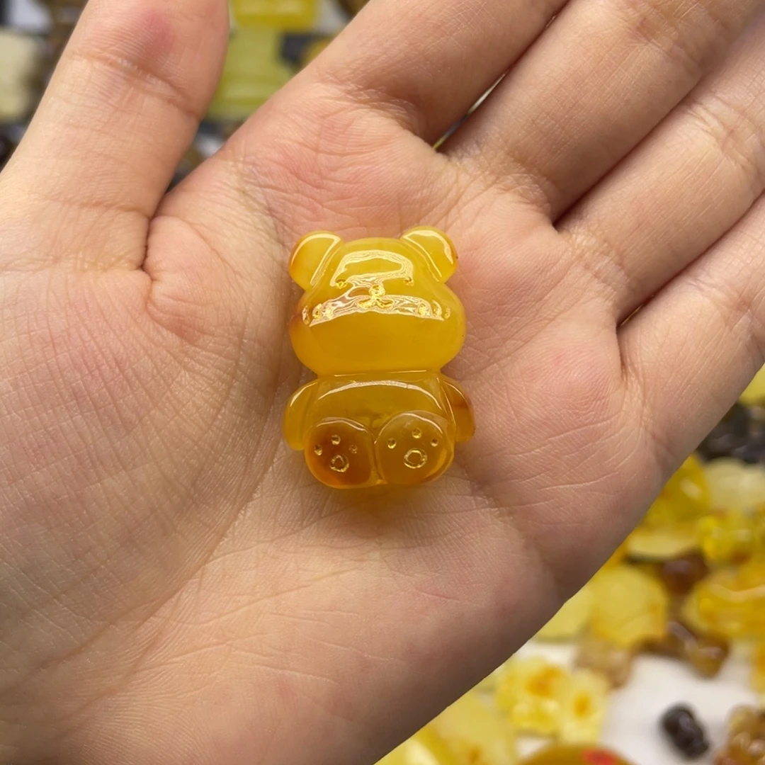 琥珀未镶嵌裸石天然琥珀蜜蜡