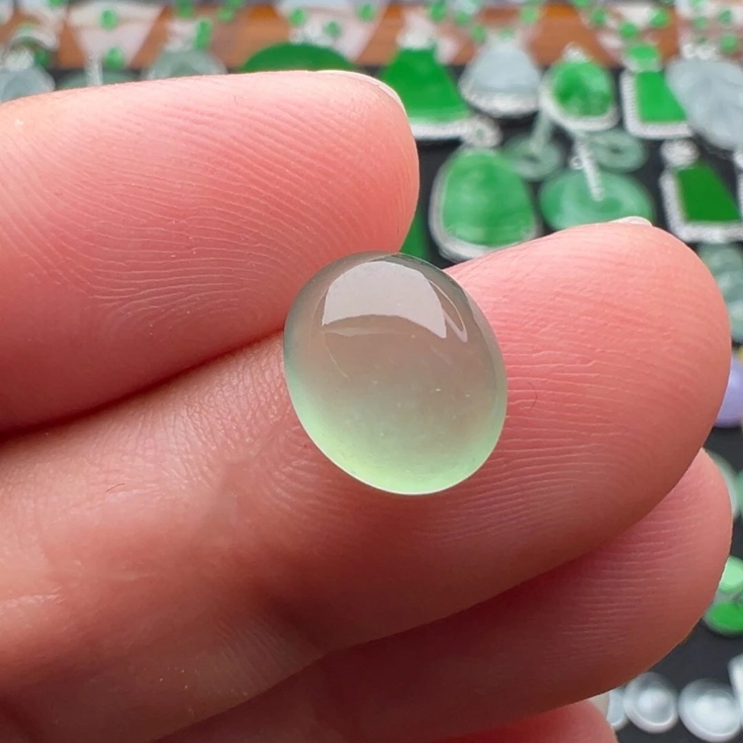 翡翠未镶嵌颈饰蛋面10.2