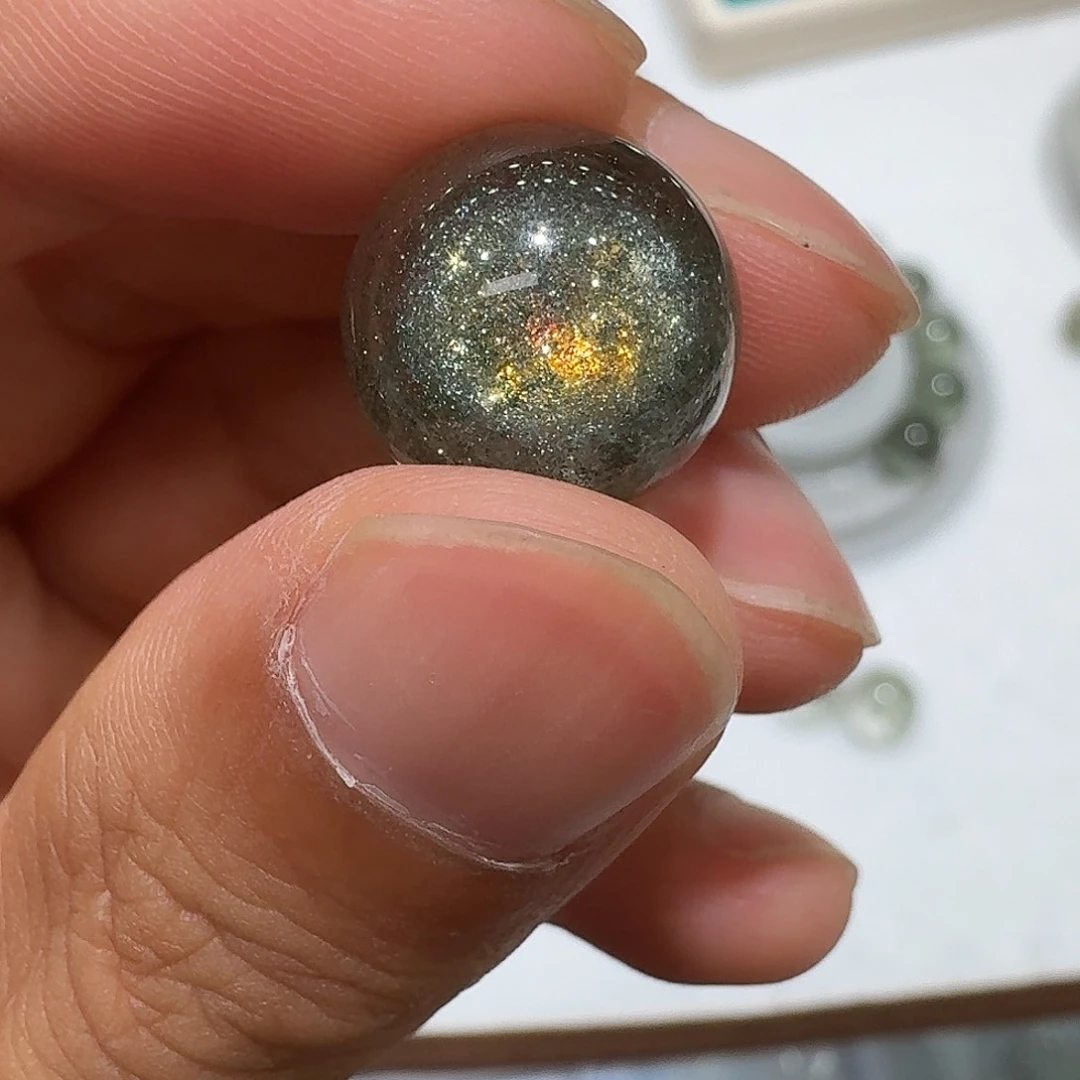 水晶珠宝半成品未镶嵌打孔不退换